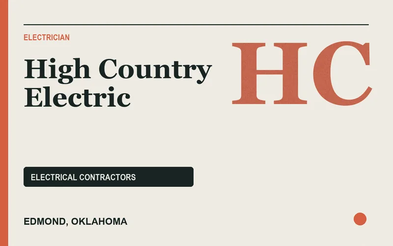 High Country Electric in Edmond, Oklahoma