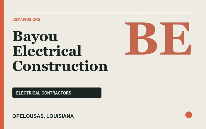Bayou Electrical Construction in Opelousas, Louisiana