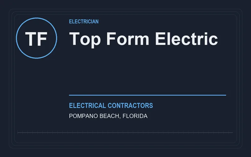 Top Form Electric in Pompano Beach, Florida