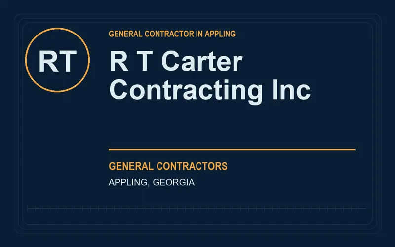 R T Carter Contracting Inc in Appling, Georgia