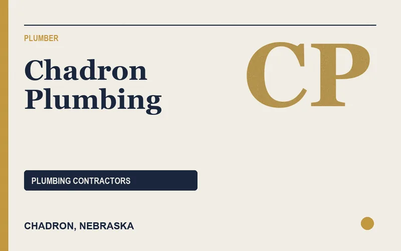 Chadron Plumbing in Chadron, Nebraska