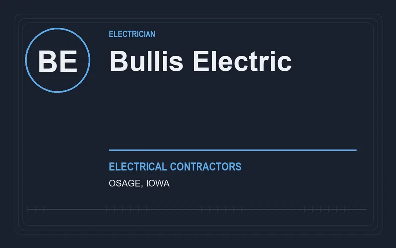 Bullis Electric in Osage, Iowa