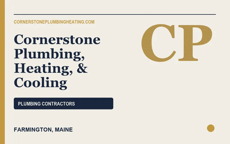 Cornerstone Plumbing, Heating, & Cooling in Farmington, Maine