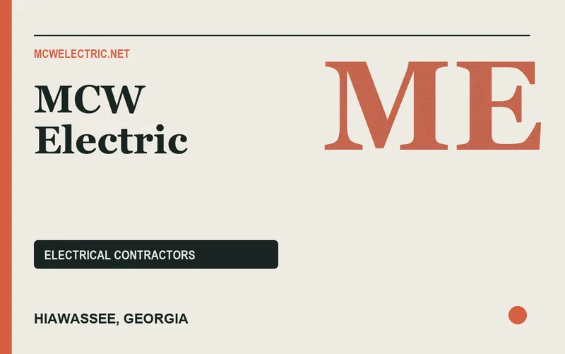 MCW Electric in Hiawassee, Georgia