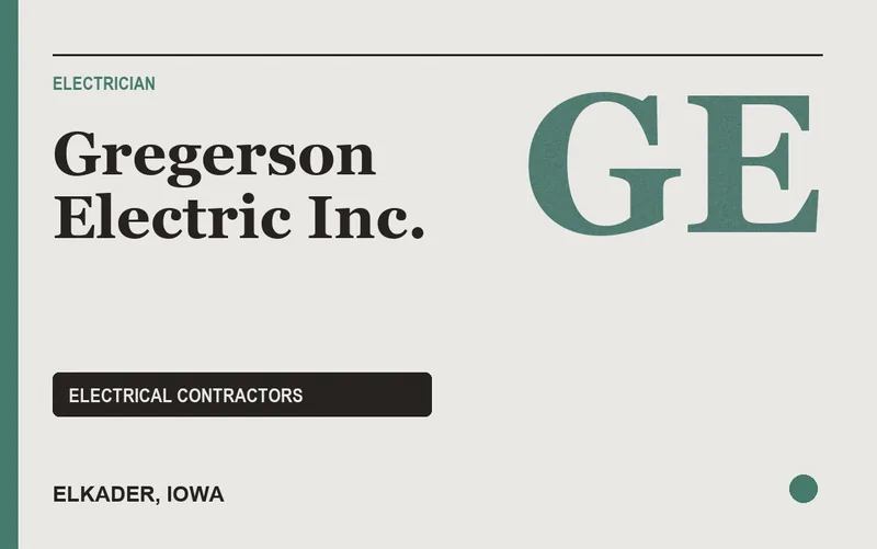 Gregerson Electric Inc. in Elkader, Iowa