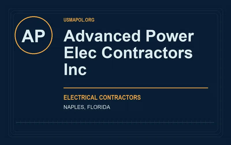Advanced Power Elec Contractors Inc in Naples, Florida
