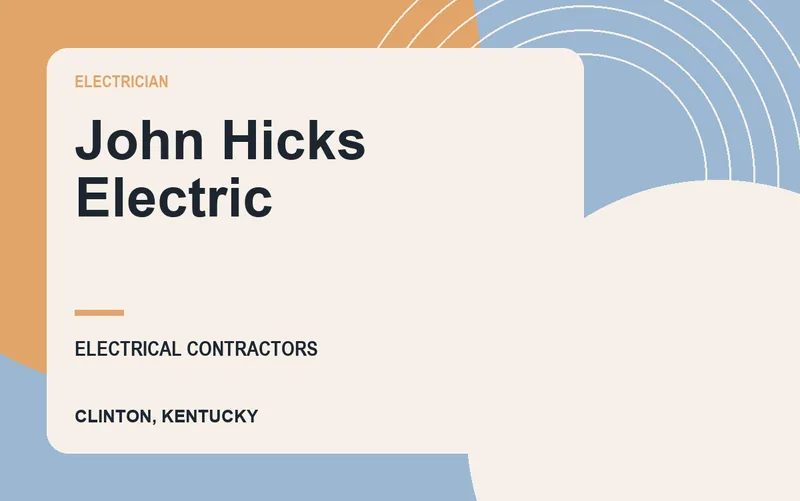 John Hicks Electric in Clinton, Kentucky