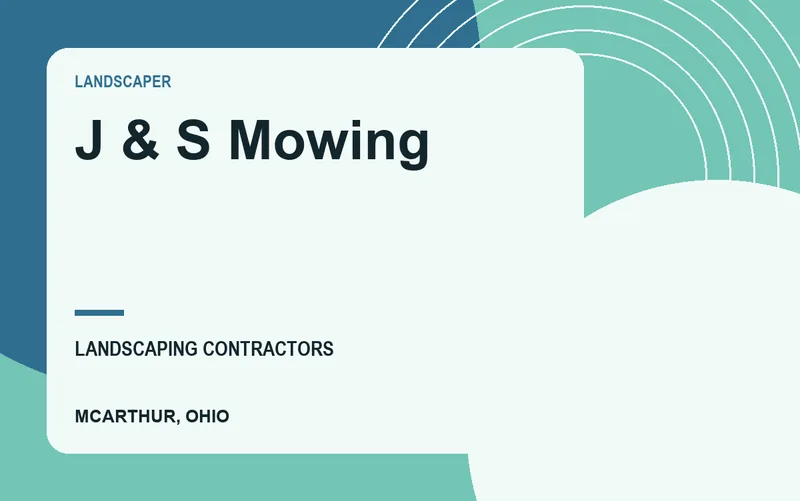 J & S Mowing in McArthur, Ohio