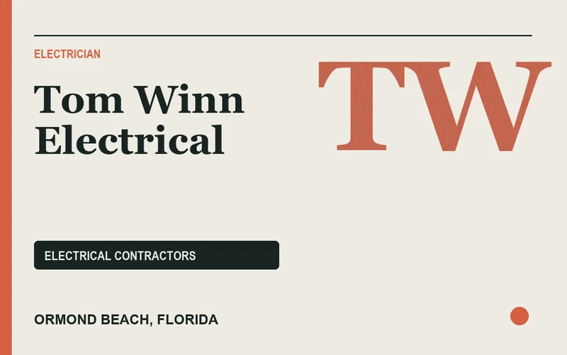 Tom Winn Electrical in Ormond Beach, Florida