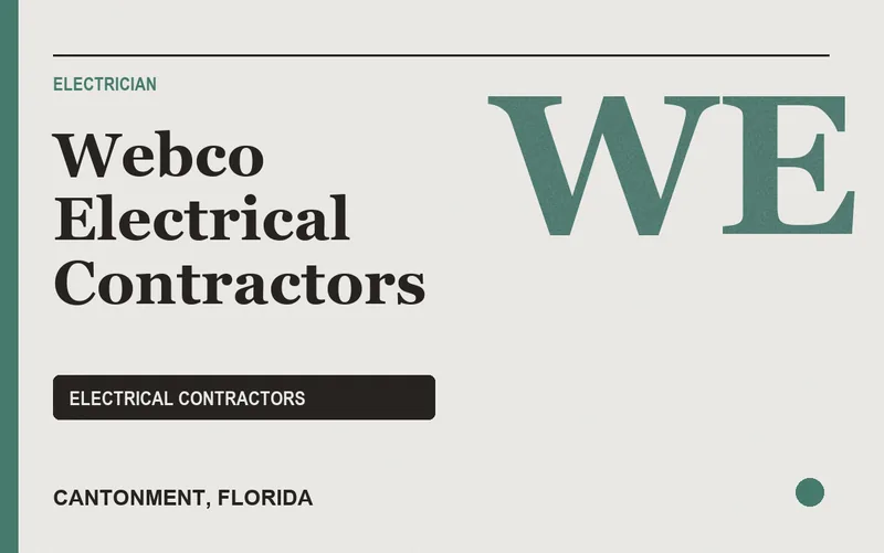 Webco Electrical Contractors in Cantonment, Florida