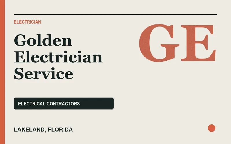 Golden Electrician Service in Lakeland, Florida