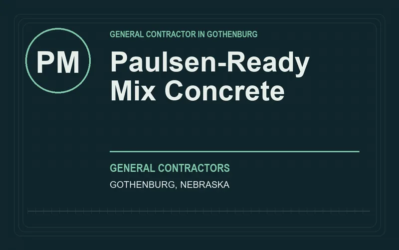 Paulsen-Ready Mix Concrete in Gothenburg, Nebraska