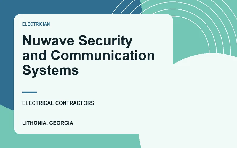 Nuwave Security and Communication Systems in Lithonia, Georgia