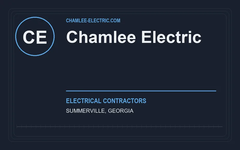 Chamlee Electric in Summerville, Georgia
