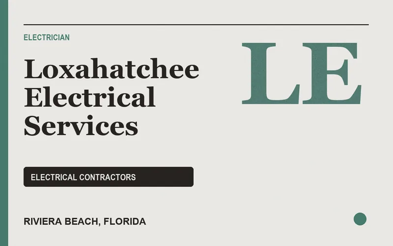 Loxahatchee Electrical Services in Riviera Beach, Florida