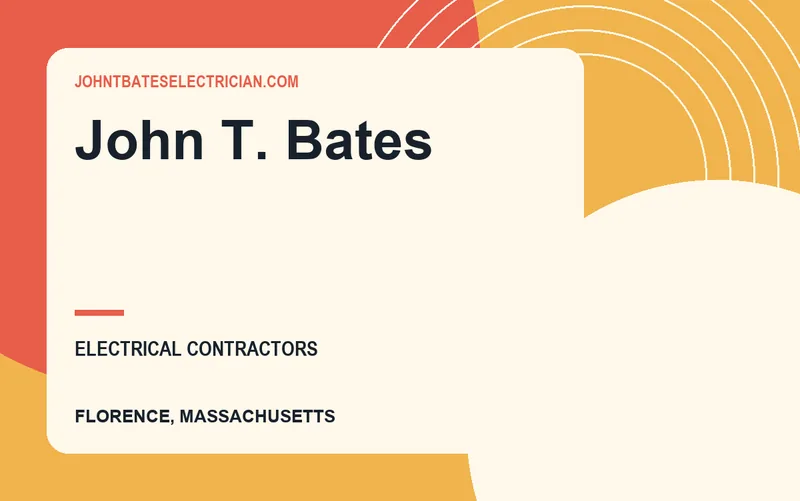 John T. Bates in Florence, Massachusetts