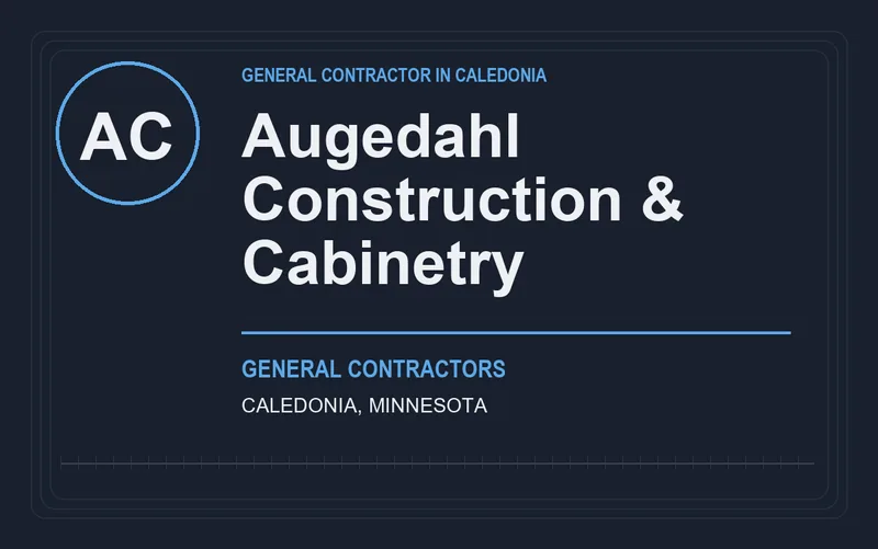 Augedahl Construction & Cabinetry in Caledonia, Minnesota