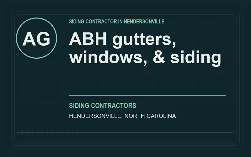 ABH gutters, windows, & siding in Hendersonville, North Carolina