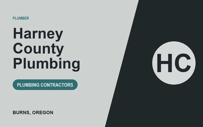 Harney County Plumbing in Burns, Oregon