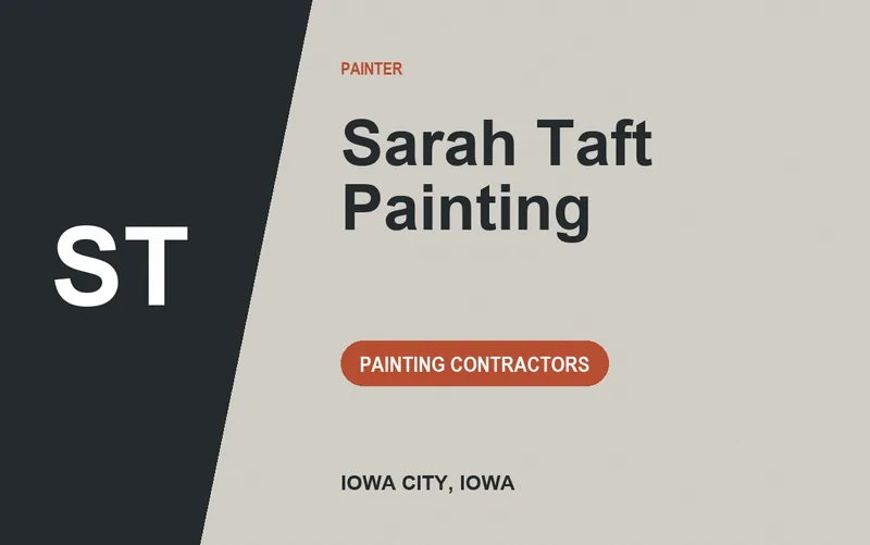 Sarah Taft Painting in Iowa City, Iowa