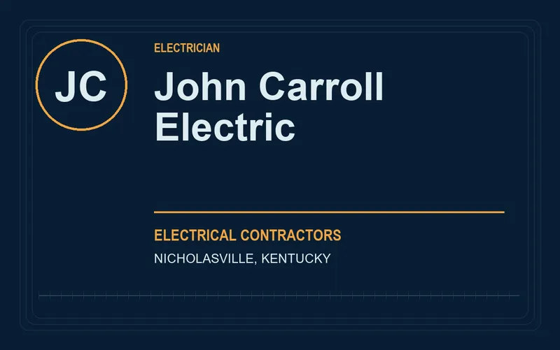 John Carroll Electric in Nicholasville, Kentucky
