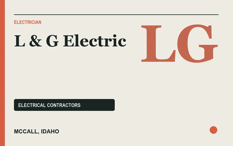 L & G Electric in McCall, Idaho