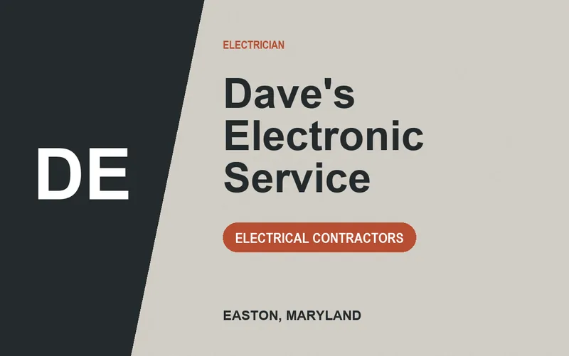 Dave's Electronic Service in Easton, Maryland