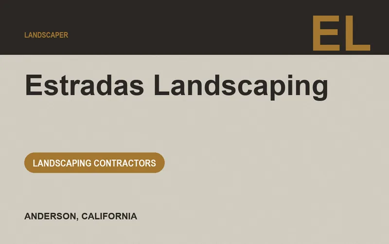 Estradas Landscaping in Anderson, California
