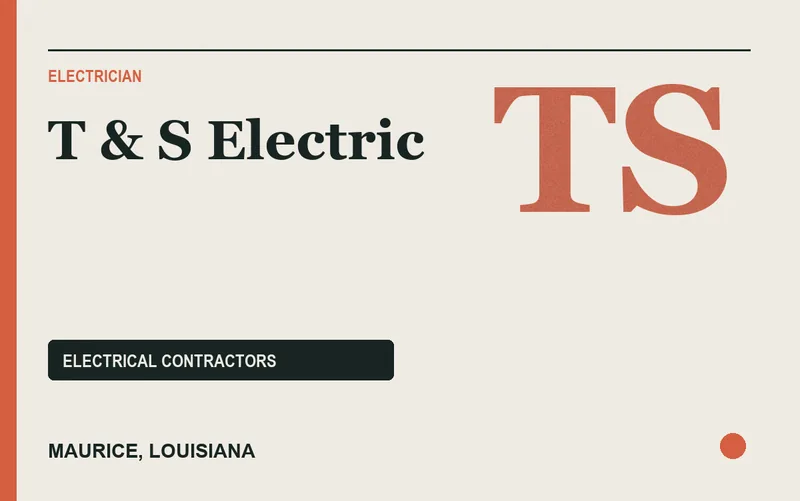T & S Electric in Maurice, Louisiana