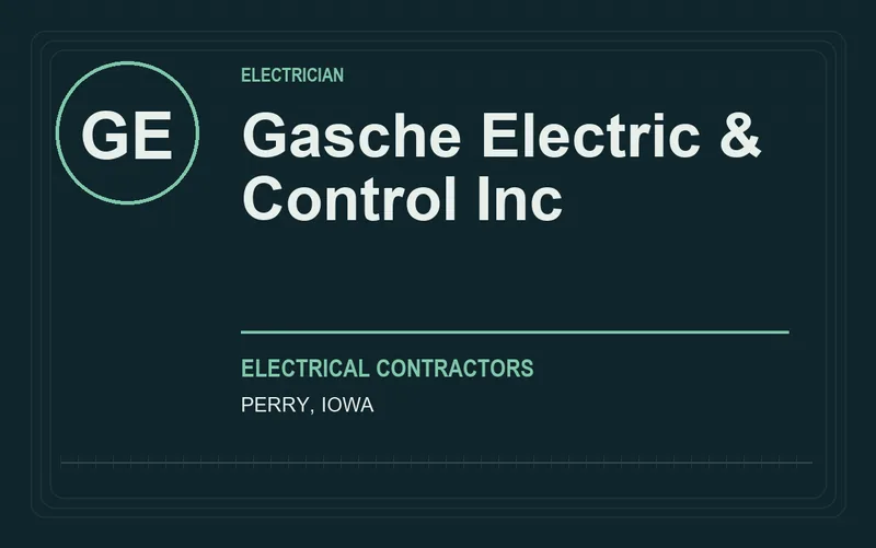 Gasche Electric & Control Inc in Perry, Iowa