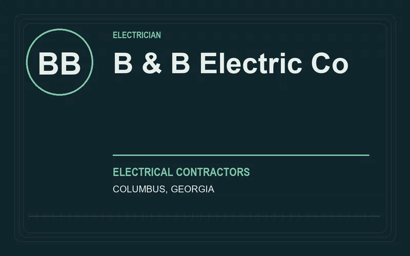 B & B Electric Co in Columbus, Georgia