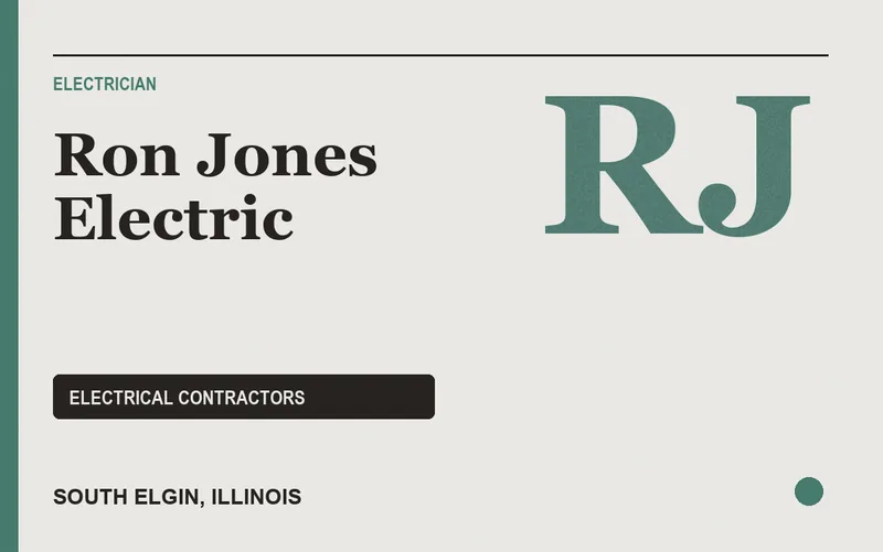 Ron Jones Electric in South Elgin, Illinois