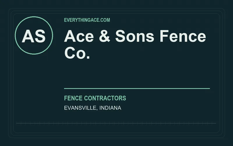 Ace & Sons Fence Co. in Evansville, Indiana