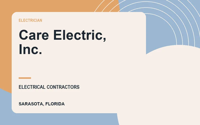 Care Electric, Inc. in Sarasota, Florida
