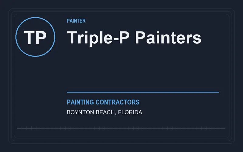 Triple-P Painters in Boynton Beach, Florida