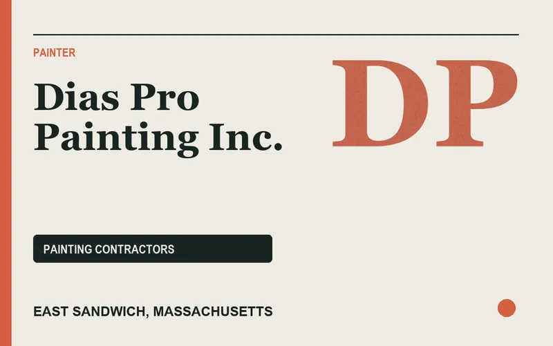Dias Pro Painting Inc. in East Sandwich, Massachusetts