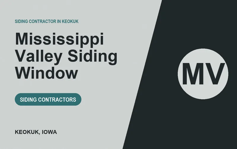 Mississippi Valley Siding Window in Keokuk, Iowa