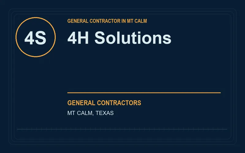 4H Solutions in Mt Calm, Texas