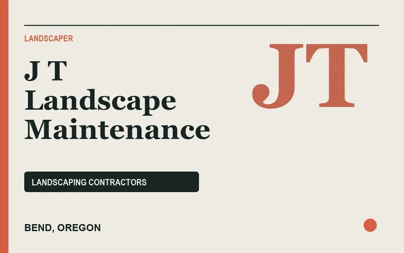 J T Landscape Maintenance in Bend, Oregon