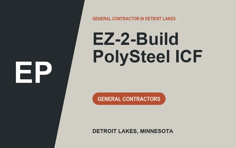EZ-2-Build PolySteel ICF in Detroit Lakes, Minnesota