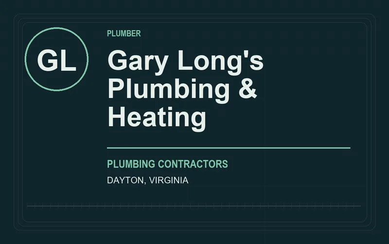 Gary Long's Plumbing & Heating in Dayton, Virginia