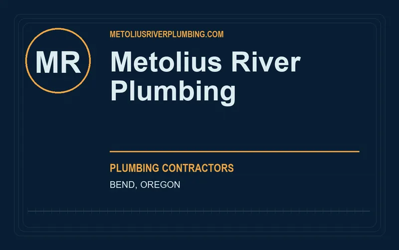 Metolius River Plumbing in Bend, Oregon