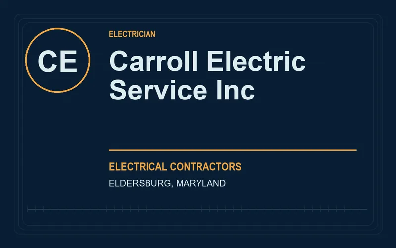 Carroll Electric Service Inc in Eldersburg, Maryland