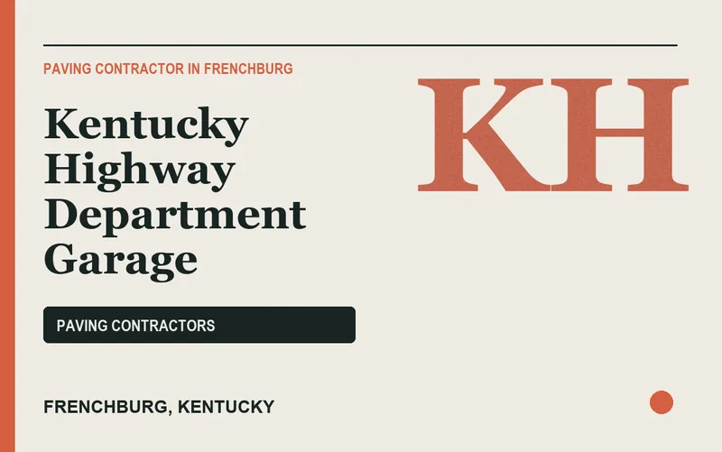 Kentucky Highway Department Garage in Frenchburg, Kentucky
