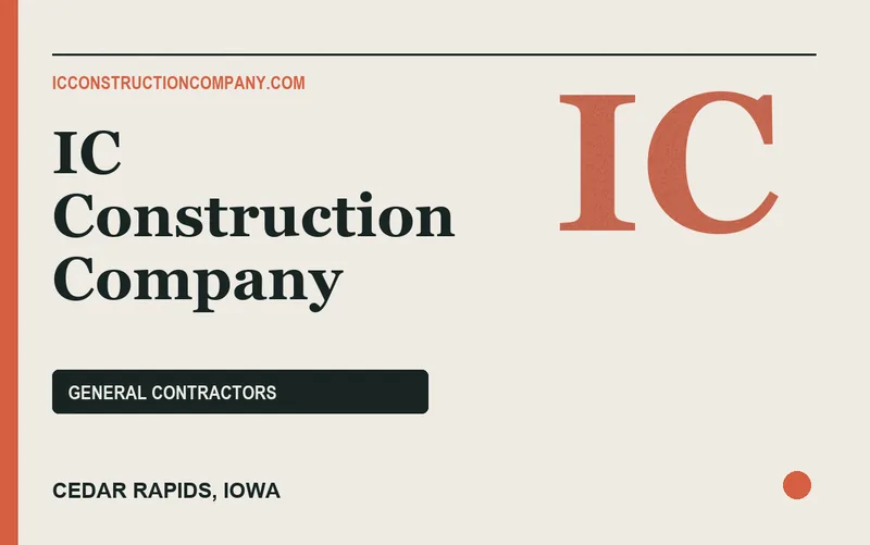 IC Construction Company in Cedar Rapids, Iowa
