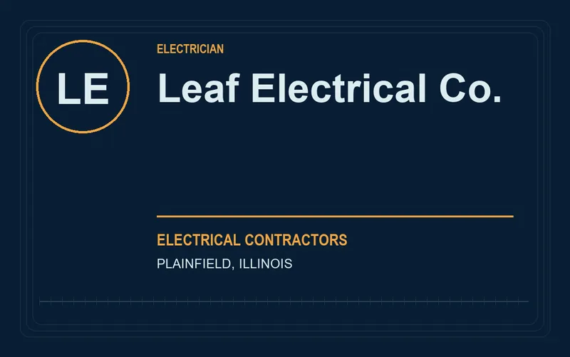 Leaf Electrical Co. in Plainfield, Illinois