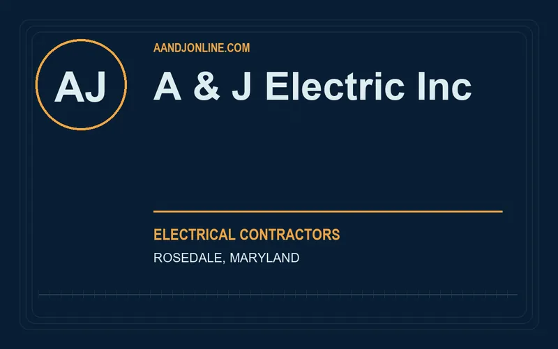 A & J Electric Inc in Rosedale, Maryland
