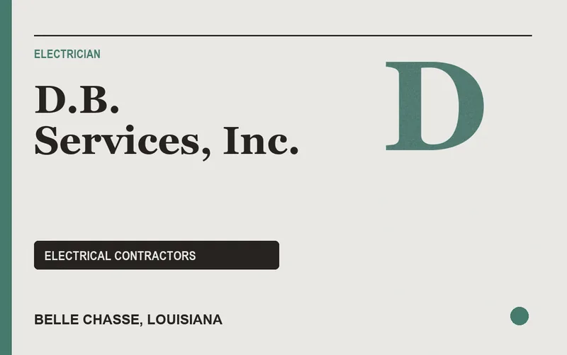 D.B. Services, Inc. in Belle Chasse, Louisiana