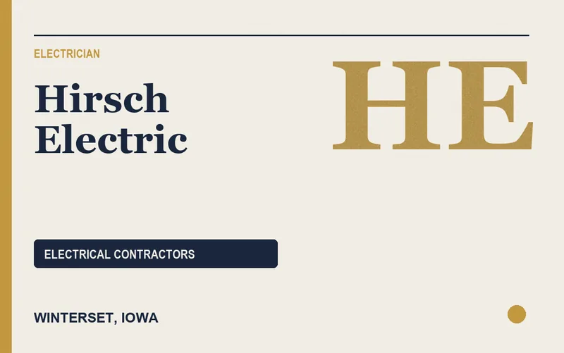 Hirsch Electric in Winterset, Iowa