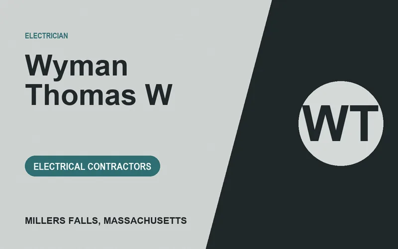 Wyman Thomas W in Millers Falls, Massachusetts
